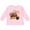 AD-Pink, variant on Future Bowler Bowling Ball and Pins Boys or Girls Long Sleeve Toddler T-Shirt