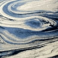 thumbnail image 4 of Luxe Weavers Modern Abstract Marble Swirl Blue 4x5 Area Rug Living Room Carpet, 4 of 12