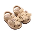 thumbnail image 3 of Shachafan Summer Baby Sandals For Toddlers Breathable Soft Sole With Bow Embroidered Design And Grip Toddler Boys Sandals Size 4, 3 of 9