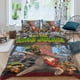 thumbnail image 2 of Viva el Rey Julien Conjunto de sábanas temático, trío de piezas, cómodo y amigable con la piel, diseño único, regalo de decoración para el hogar para familiares, amigos y fans,173cm *218cm, 2 of 6