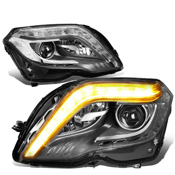 For 2013 to 2015 MercedesBenz GLK Class LED DRL Light Bar Projector