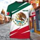thumbnail image 1 of Camiseta con estampado de bandera nacional de México para hombre, camiseta de manga corta con patrón de águila 3D, camiseta de gran tamaño, ropa de calle de ocio con cuello redondo, 1 of 4