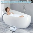 thumbnail image 5 of Baellsa Portable Spa Bubble Bath Mat, Full Body Bubbling Bath Mat with Remote & Pillow, Electric Air Pump & Adjustable Bubble Settings, 5 of 8