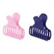 thumbnail image 5 of Pinzas para el cabello, evita que las pinzas para el cabello de salón rosa púrpura se deslicen ABS robusto para uso doméstico Demonsen None, 5 of 5