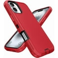 thumbnail image 7 of Entronix Heavy Duty Case designed for iPhone 16 - Triple Layer Bumper Cover, Protective Smartphone Accessories, Red, 7 of 7