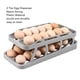 thumbnail image 4 of Soporte De Dispensador De Huevos De 2 Niveles, Organizador De Dispensadores De Huevos Inscritables De Conjunto De PlásTiCo Adecuado Para La Despensa Del Escrito Del, 4 of 7