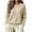 Beige, variant on Szhihuiw Womens Sweaters Fall Fashion Crew Neck Casual Pullover Cable Knit Top Long Sleeve Lightweight Oversized Sweaters for Women