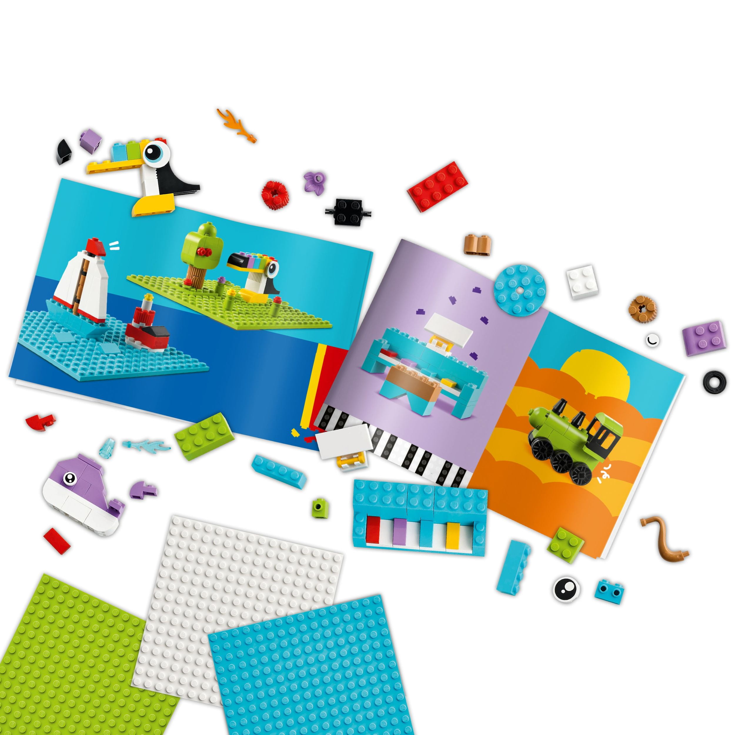 LEGO Classic Creative Build-and-Play Box - Building Blocks Toy for Kids, Boys, and Girls, Ages 5+ - Learning and Educational Sensory Toy - Gift Idea for Birthdays - 11044, LEGO Creative Build-and 11044