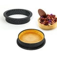 thumbnail image 2 of Transemion 1/2/3/5 Cake Mold Mousse Circle Perforated Ring Decorating Tool Dessert DIY Non-Stick Bakeware Muffin Household Kitchen Round 1 Pc, 2 of 6