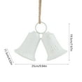 thumbnail image 2 of Fwttom Christmas Bells - Hanging Bells Ornaments Holiday Christmas Bells for Decorations Indoor Outdoor Xmas Tree Wreath Garland, 2 of 6