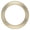 Champagne Silver, variant on Stein Design Round Frames - Hand-Finished Open-Back Round Frames for Canvas, does not include glass or backing - [White - 5" Diameter]