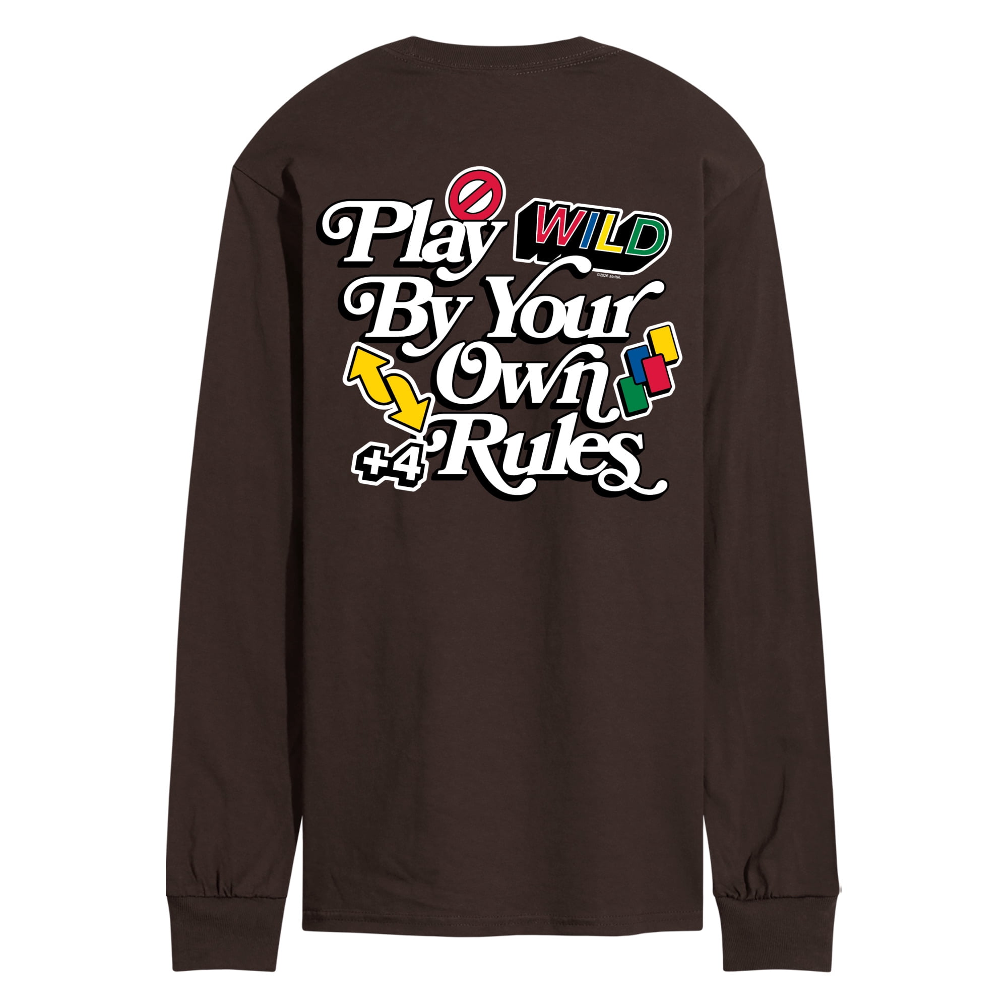 Uno - Play By Your Own Rules - Men's Long Sleeve Graphic T-Shirt
