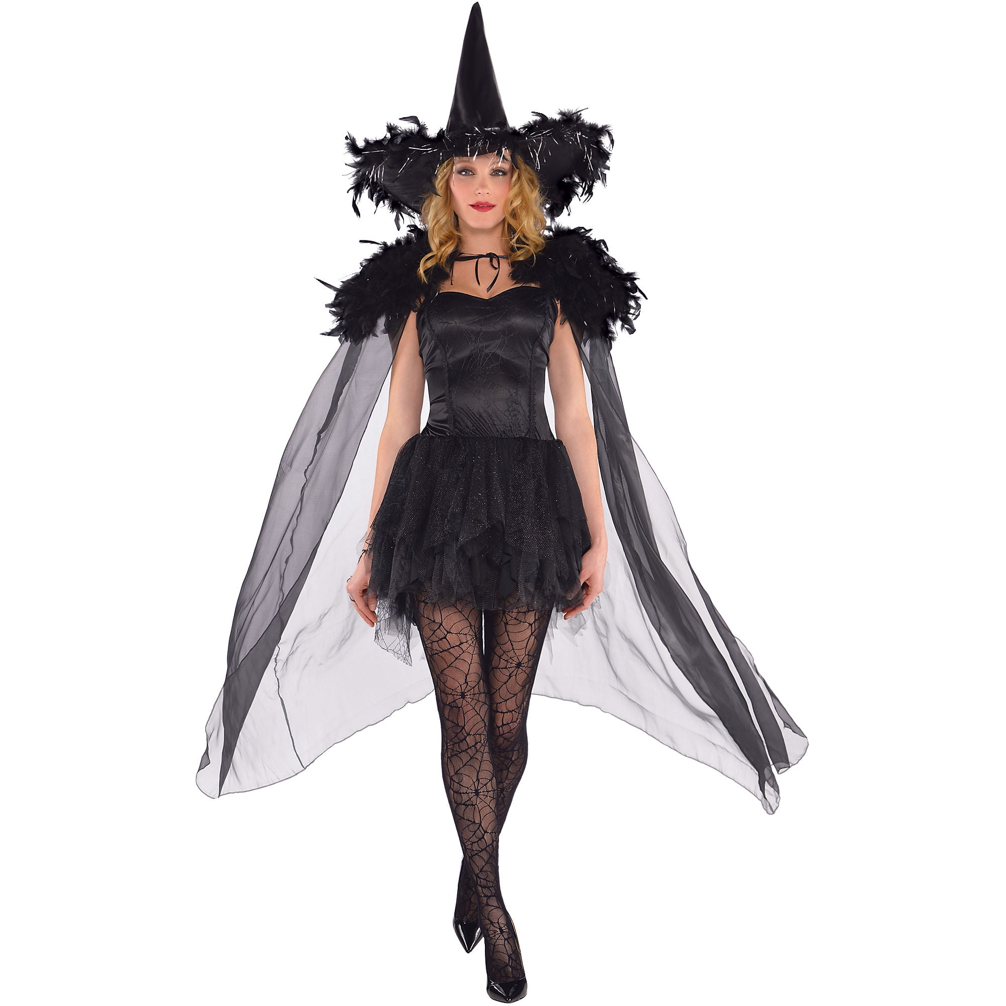 amscan Adult Feather Witch Cape