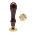 thumbnail image 3 of LOVIVER Stamp Sealing Sealing Stamper Solid Wood Handle for DIY Crafts Decoration Rose, 3 of 8