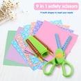 thumbnail image 4 of Juego de tijeras Paper Caft, 9 pares de bordes decorativos, ideal para bricolaje, corte de Carevas Tijeras, 4 of 7