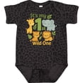 thumbnail image 3 of Inktastic First Birthday Safari Jungle Animals Boys or Girls Baby Bodysuit, 3 of 5