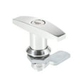 thumbnail image 4 of 2pcs T Shaped Handle Door Lock Latch w/ Keys Truck Trailer Cabinet Tool Box Lock Silver Tone, 4 of 8