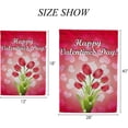 thumbnail image 2 of SKYSONIC Garden Flag Tulips Bouquet Valentine's Day Garden House Sports Flags 12x18 in Polyester Decorative Flags for Home Garden Flowerpot, 2 of 7