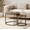 Rustic Brown, variant on Round Nesting Coffee Table Set of 2, 23.6" Glass Top Coffee Table with Metal Frame, Modern Center Tables for Living Room Bedroom Balcony