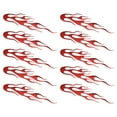 thumbnail image 4 of 10Pcs Self-Adhesive Flame Sticker Car Window Auto Motorcycle Flame Decals, 4 of 9