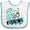 White and Blue, variant on Inktastic Let's Go Fishing Boys or Girls Baby Bib