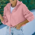 thumbnail image 2 of Sudadera Con Capucha Y Cremallera Para Mujer, Sudadera Con Capucha Y Cremallera Para Mujer, Color Puro, Elegante, Suelta, De Fibra De Poliéster, Manga Larga Para Trabajar En La ANGGREK Ocean Broad Surfboard Fins, 2 of 6
