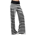 thumbnail image 2 of Womens Loose Wide Leg High Waisted Pants Print Flowy Comfy Yoga Sweatpants Sports Lounge Pants with Pockets, 2 of 8