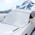 thumbnail image 5 of Tgbvmt Car Windshield Snow Cover, Winter Frost Guard for Ice Protection with Side Mirror Covers, Heavy Duty Material for Cold Weather, Easy to Install, Suitable for Most Cars and SUVs, 5 of 9