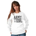 thumbnail image 5 of US Army Girl Military Star Logo Women Crewneck Sweatshirt Brisco Brands M, 5 of 6