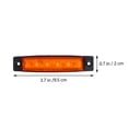 thumbnail image 2 of WASHWEPE 10Ud Luces Laterales LED Amarillas Para Semi Tráiler Con Robusto Y, 2 of 6