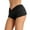 Black, variant on Women's Ruffle Mini Boxer Shorts Y2k Lace Layered Pajama Bottoms Sexy Micro Sleep Shorts Bloomers Pettipants