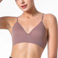 thumbnail image 4 of Women's Sports Bra Comfort Oman Bras With String Quick Dry Shockproof Running Fitness Underwear Sports Bra RoseGold M, 4 of 8