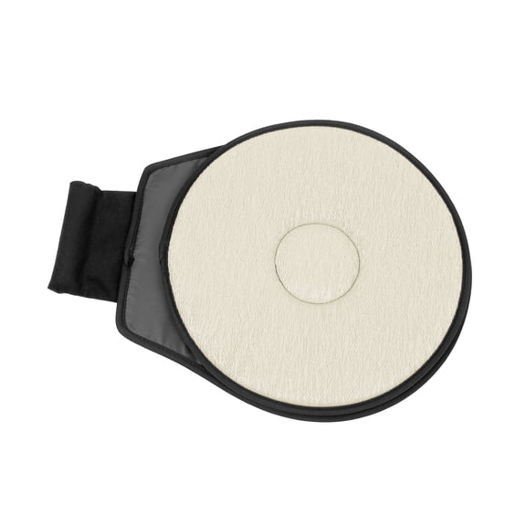 Unique Bargains 360 Rotating Seat Cushion Auto Car Swivel Seat Cushion Transfer Disc Beige