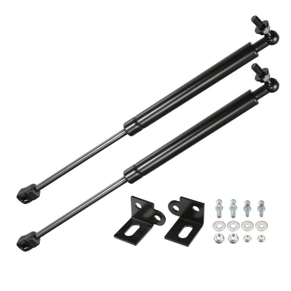 2 Pcs Front Hood Lift Supports Struts Shocks Gas Spring for Ford for Mustang MK6 2015-2020 Black