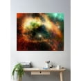 thumbnail image 2 of Space Poster Wall Art, Modern Wall Decor, 16x24 UNFRAMED, 2 of 2