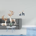 thumbnail image 2 of Elegante Conjunto De Esculturas De Renos Europeos Con Estatuas De Ciervos Sentados Y De Pie, Perfecto Para Coleccionistas Y Entusiastas De La Decoración Del Hogar., 2 of 8