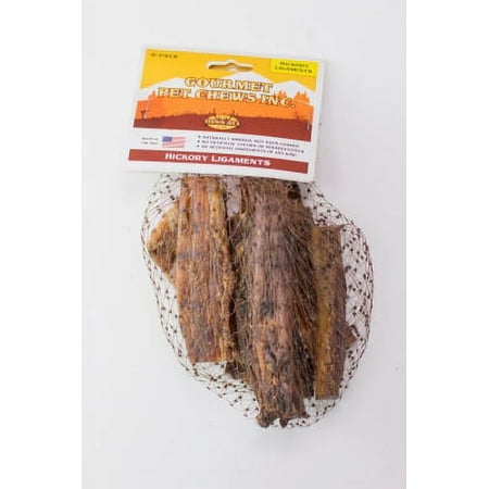 UPC: 0858506003052 | GOURMET PET CHEWS HICKORY LIGAMENTS 6PKG
