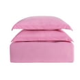 Truly Soft Everyday Solid Jersey Pink Full / Queen Comforter Set