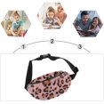 thumbnail image 3 of Cheetah Fanny Pack Léopard Enfants Filles Boho pour les Filles Packs 1pc Léopard Design Enfants Fanny Pack Peluche Poitrine Adorable Fanny Pack, 3 of 5