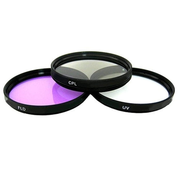 Camera Filter Kit Sakar 28mm UV Fluorescent Polarizer