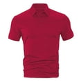 thumbnail image 6 of ZVNAΖH Men's Polo Shirts, Tactical Short Sleeve Golf Performance Shirts, Lightweight Pique Casual Collared T-Shirt, 6 of 6