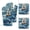chudan-1OLKJ, variant on Retro Sail Insulated Gloves And Pot Mats (four Piece Set)