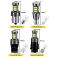 thumbnail image 2 of Bombilla LED para coche T15 W16W 12V-24V (paquete de 2), 921 912, 800 lm, blanco 6500 K, para luces de marcha atrás LED para coche, estacionamiento, luz de marcha atrás de respaldo., 2 of 5
