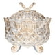 thumbnail image 1 of Tarro decorativo de cristal para caramelos de 280 ml con diseño de mariposas., 1 of 5