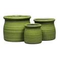 thumbnail image 4 of Cheungs 5663OG Kifon Curved Ceramic Ceramic Pot, Olive Green - Medium, 4 of 5