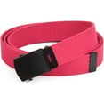 thumbnail image 1 of Hold’em Men’s Military Belts with Adjustable Buckle Male Adult - Hot Pink (One Size), 1 of 7