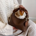 thumbnail image 1 of Sac à Main à Motif Tissé pour Femmes, Mini Sac à Main Stylé, Sac Hobo et Sac à Main Froncés Simples, 1 of 10