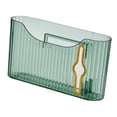 thumbnail image 4 of Caja de almacenamiento para bolsas de basura, contenedor enrollable para bolsas de compras, soporte para bolsas de basura, comestibles Verde, 4 of 8