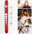 thumbnail image 6 of cyrico 6 Pack Pen Lights for Nurses, LED Reusable Pen Light with Pupil Gauge Penlights for Nurse Students Doctors Daily Use with Pocket Clip (Assorted Color), 6 of 6