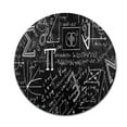 thumbnail image 2 of WIRESTER 7.88 in Round Mouse Pad with Non-Slip Rubber Base for Computers, Laptop, Office & Home - Math Equations Blackboard, 2 of 5